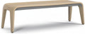 **Minimalistische Houten Tafel met Gestroomlijnde Randen**